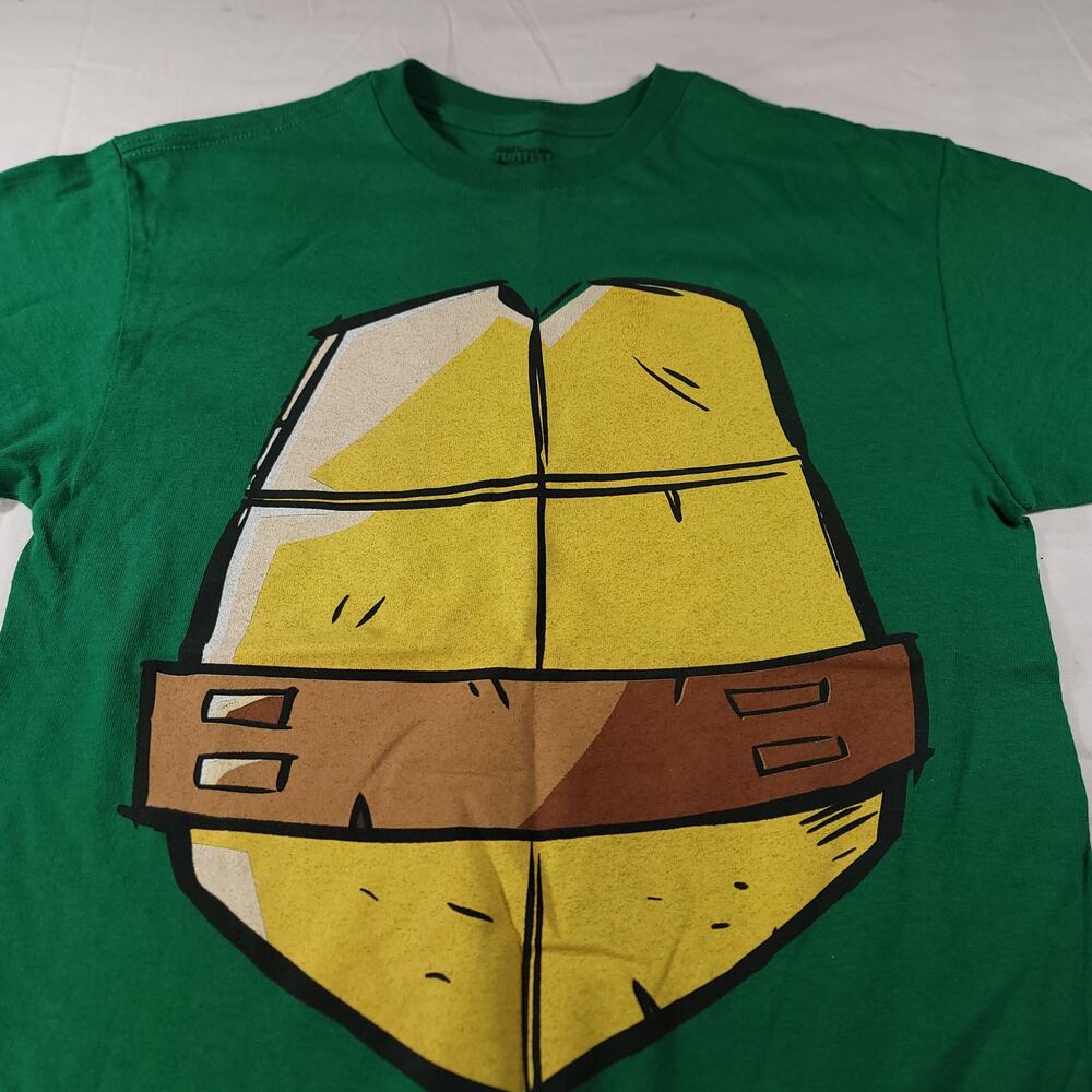 Teenage Mutatn Ninja Turtles Graphic Short Sleeve Shirt Youth Boys Size XL Green